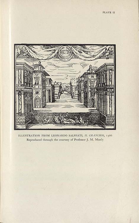Новые поступления в фонды ГТБ к 1942 г. Campbell L.B. Scenes and machines on the English stage during the Renaissance: A classical revival. – Cambridge, 1923. Из фондов РГБИ.