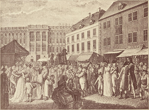 Книги, предоставленные Р.Р,Фальку по его заявлению. Иллюстрация из книги: Ostwald H., Berlin und die Berlinerin: Eine Kultur und Sittengeschichte - Berlin, 1911. Из фондов РГБИ.