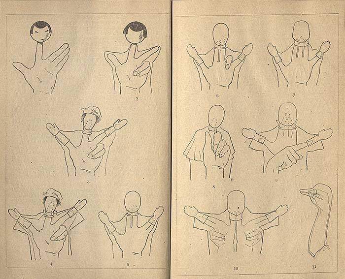 Анатомия театральной куклы. Москва - Ленинград, 1944. Из фондов РГБИ.